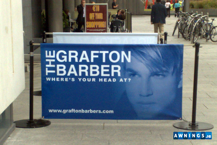 Awnings.ie grafton barber windbreaker